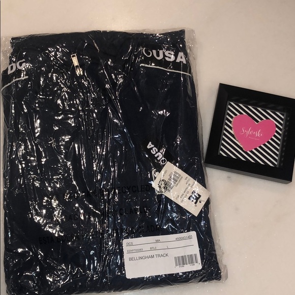 🔥DC BELLINGHAM ZIP-UP TRACK JACKET NWT - Picture 9 of 9